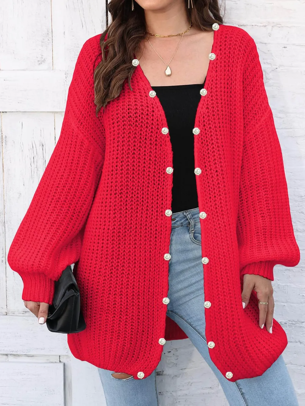 Open Front Long Sleeve Cardigan, image 10