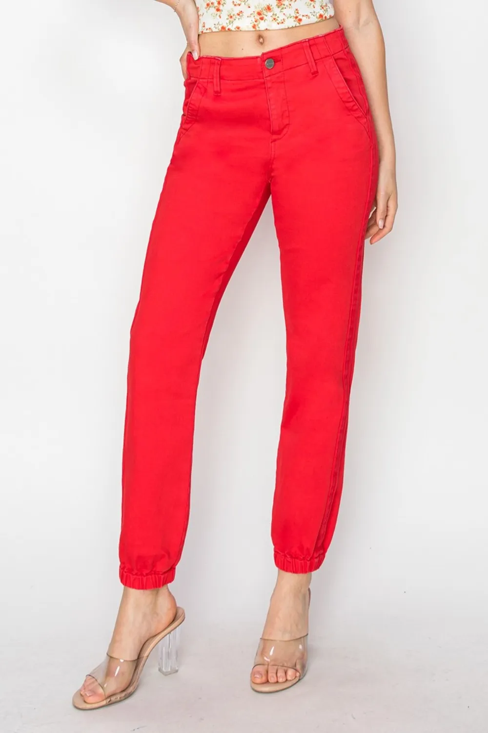Full Size High Waisted Jogger Jeans, image 5