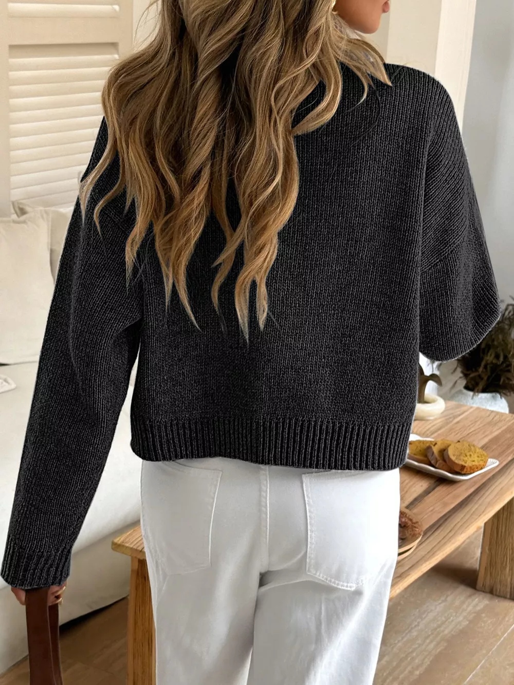 Button-Down Knit Cardigan, image 7