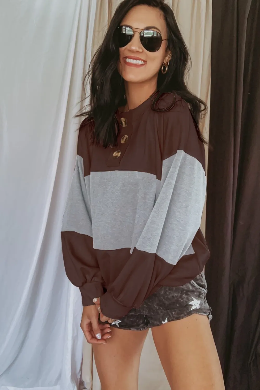 Round Neck Long Sleeve Sweatshirt, image 4