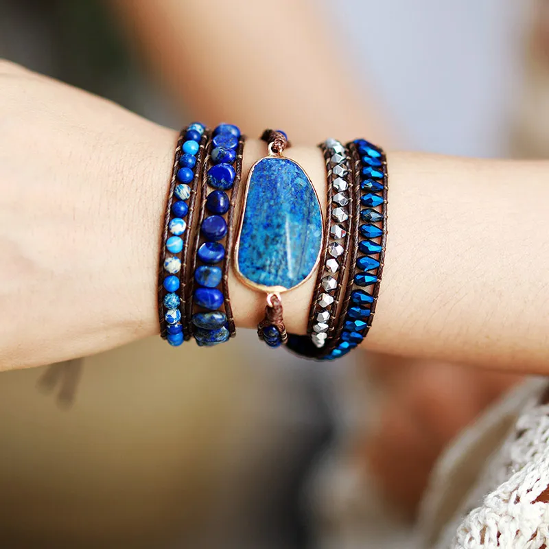 Alloy Bead Braided Bracelet, image 2
