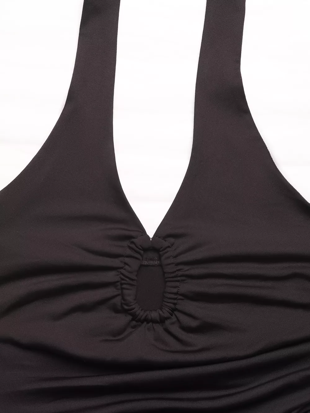 Halter Neck Ruched Bodysuit, image 4