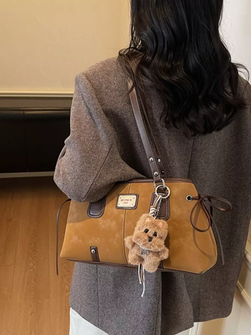 Side Tie Shoulder Bag, image 3