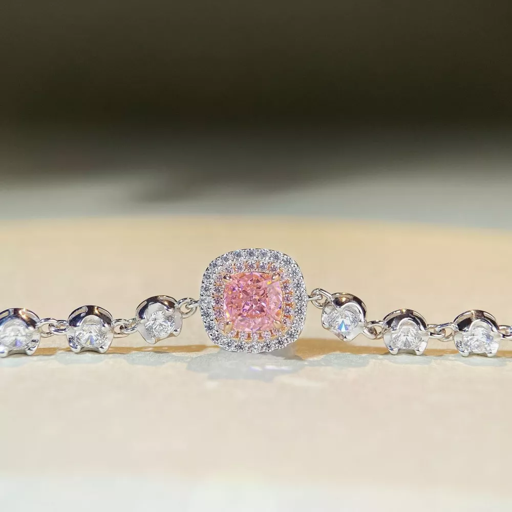 925 Sterling Silver Zircon Necklace, image 2