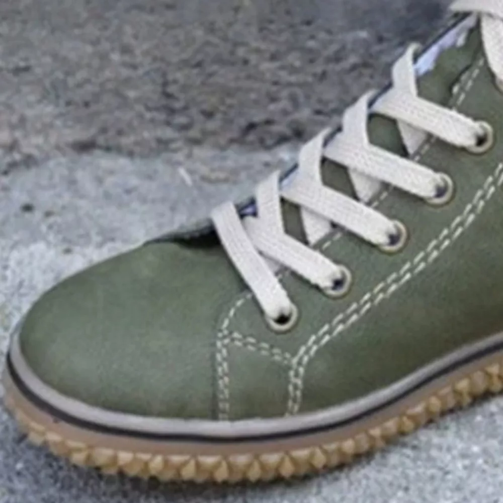 Faux Suede Lace-Up Ankle Boots with Warm Fleece Lining, image 3