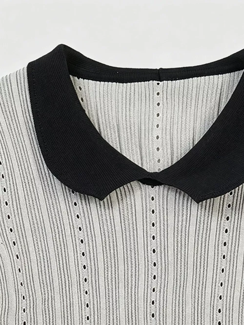 Peter Pan Collar Short Sleeve T-Shirt, image 6