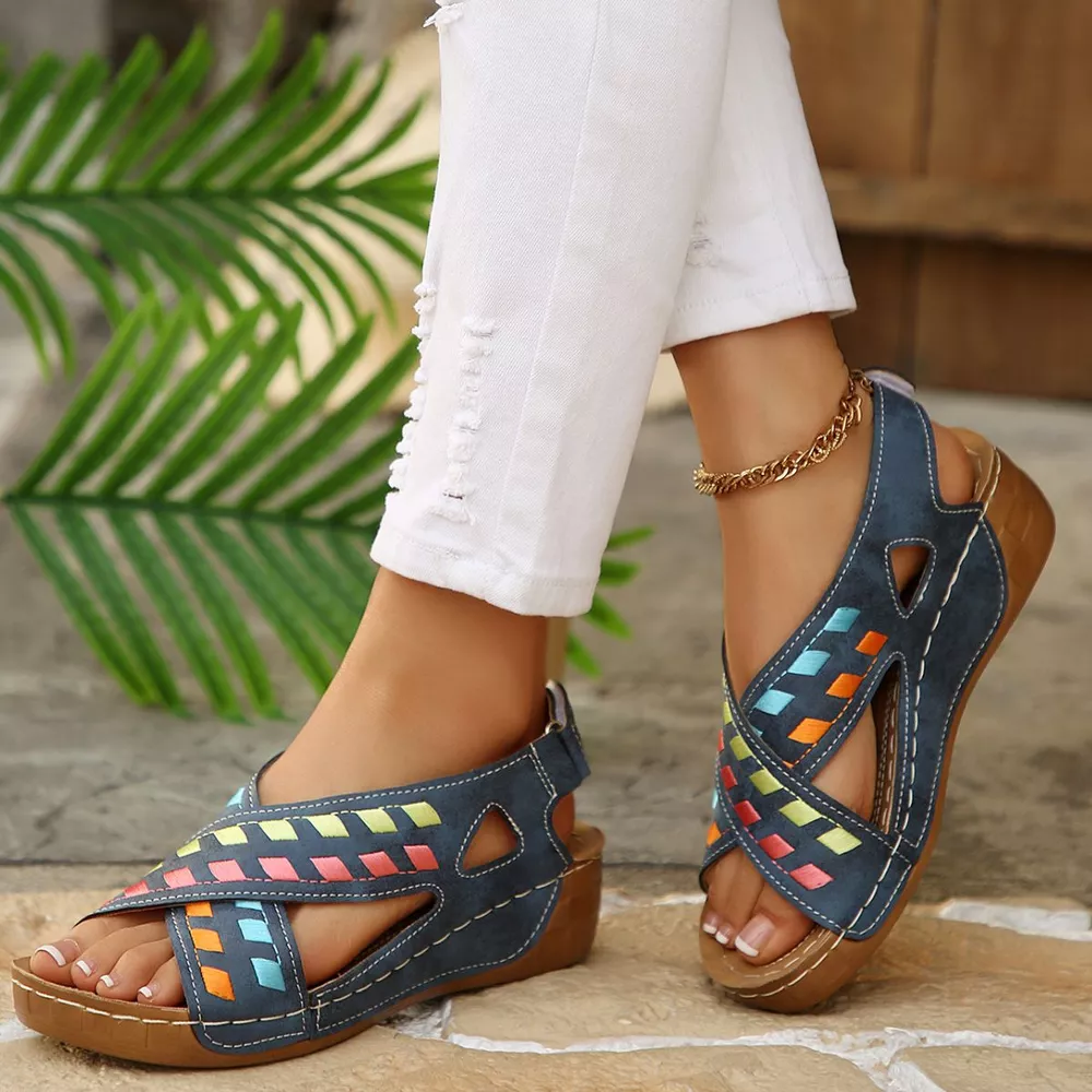 Open Toe Wedge Sandals, image 5