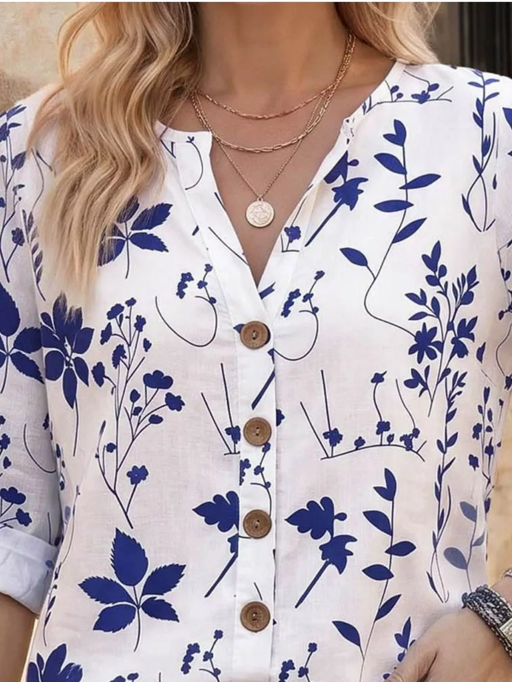 Notched Button Down Shirt, image 55