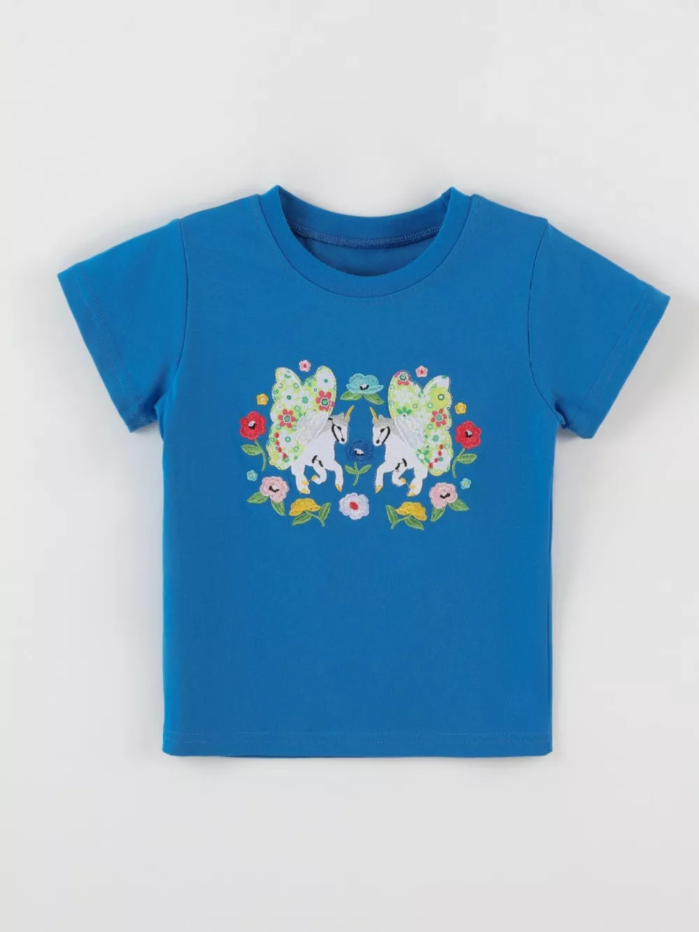 Children's Embroidered Unicorn T-Shirt, image 2