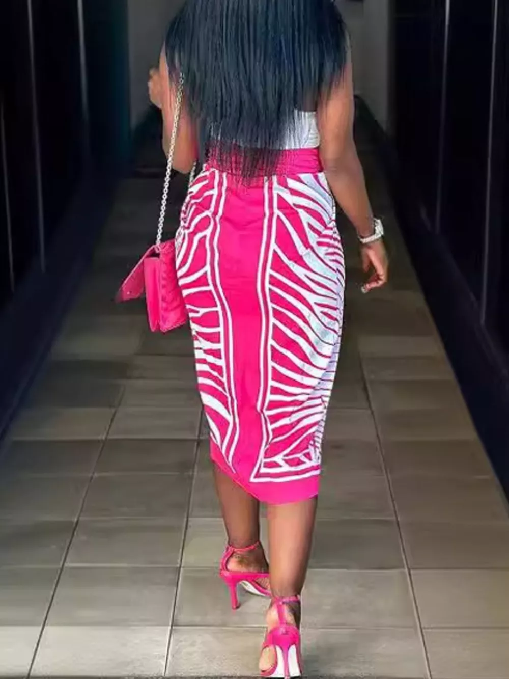 Twisted Slit Skirt, image 6