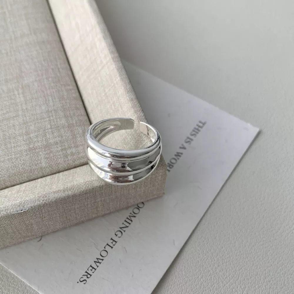 925 Sterling Silver Open Ring, image 3