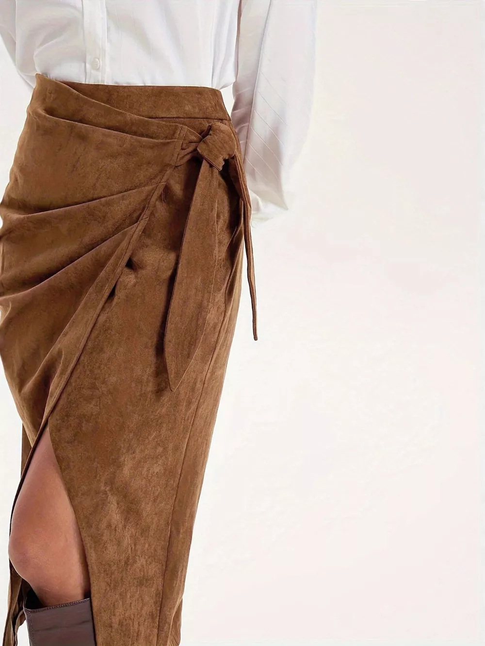 Wrap Midi Skirt, image 3