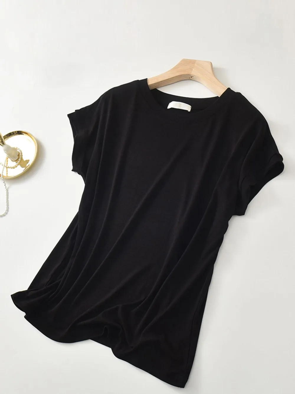 Plus Size Round Neck Short Sleeve T-Shirt