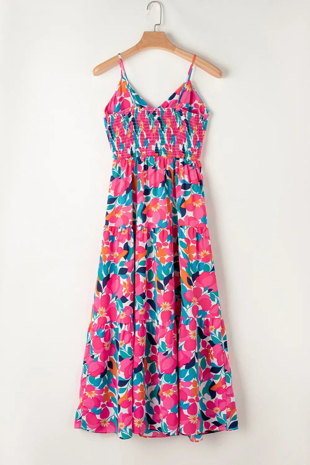 Printed V-Neck Maxi Cami Dress, image 4