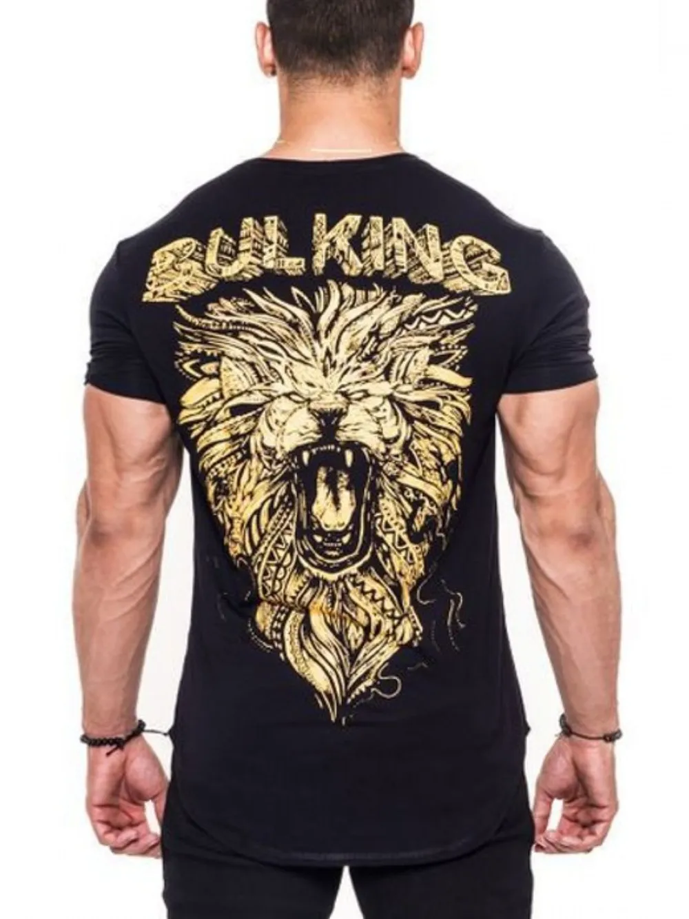 Men's Plus Size Round Neck Short Sleeve T-Shirt, image 5