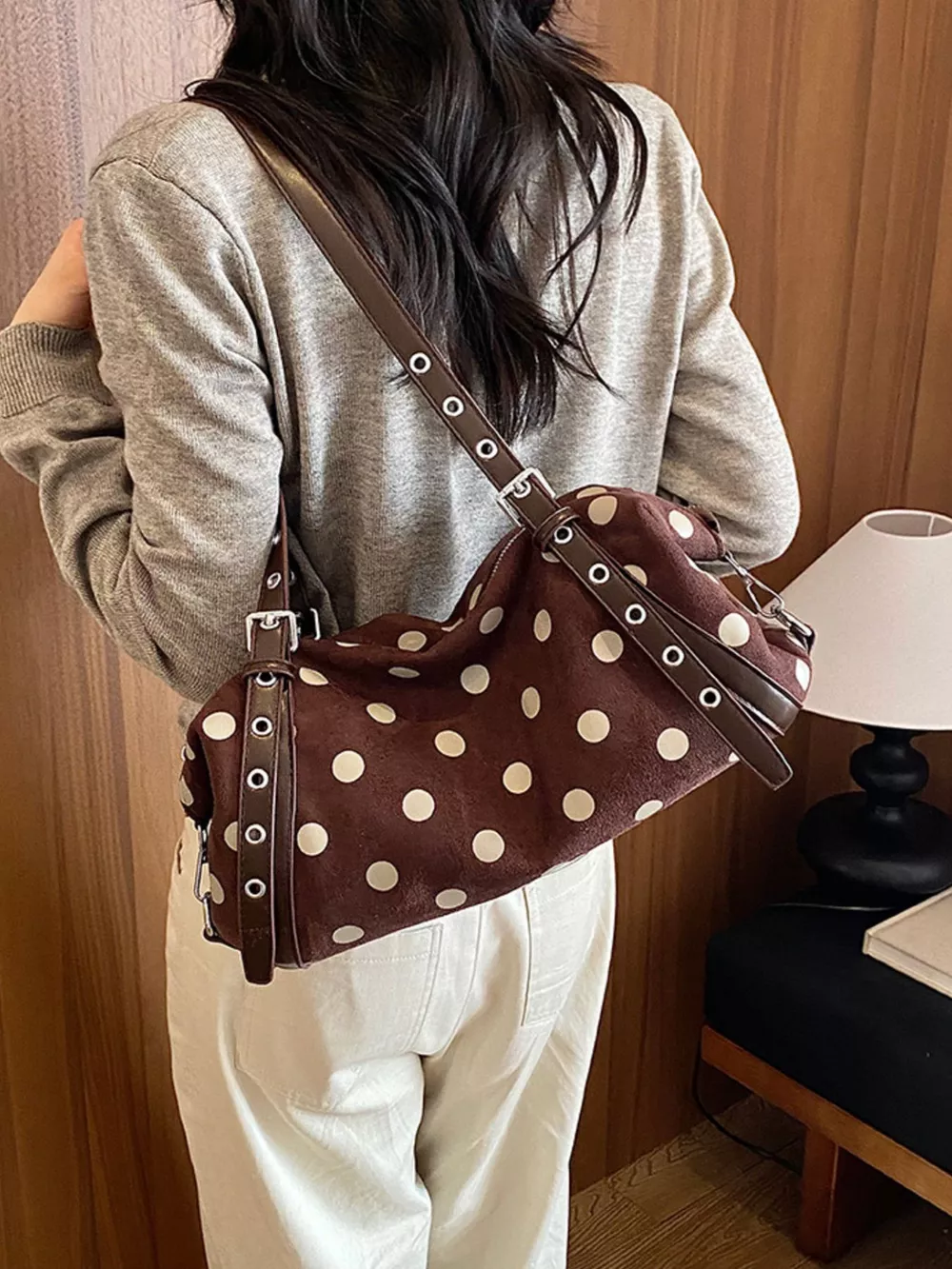 Polka Dot Shoulder Bag, image 12