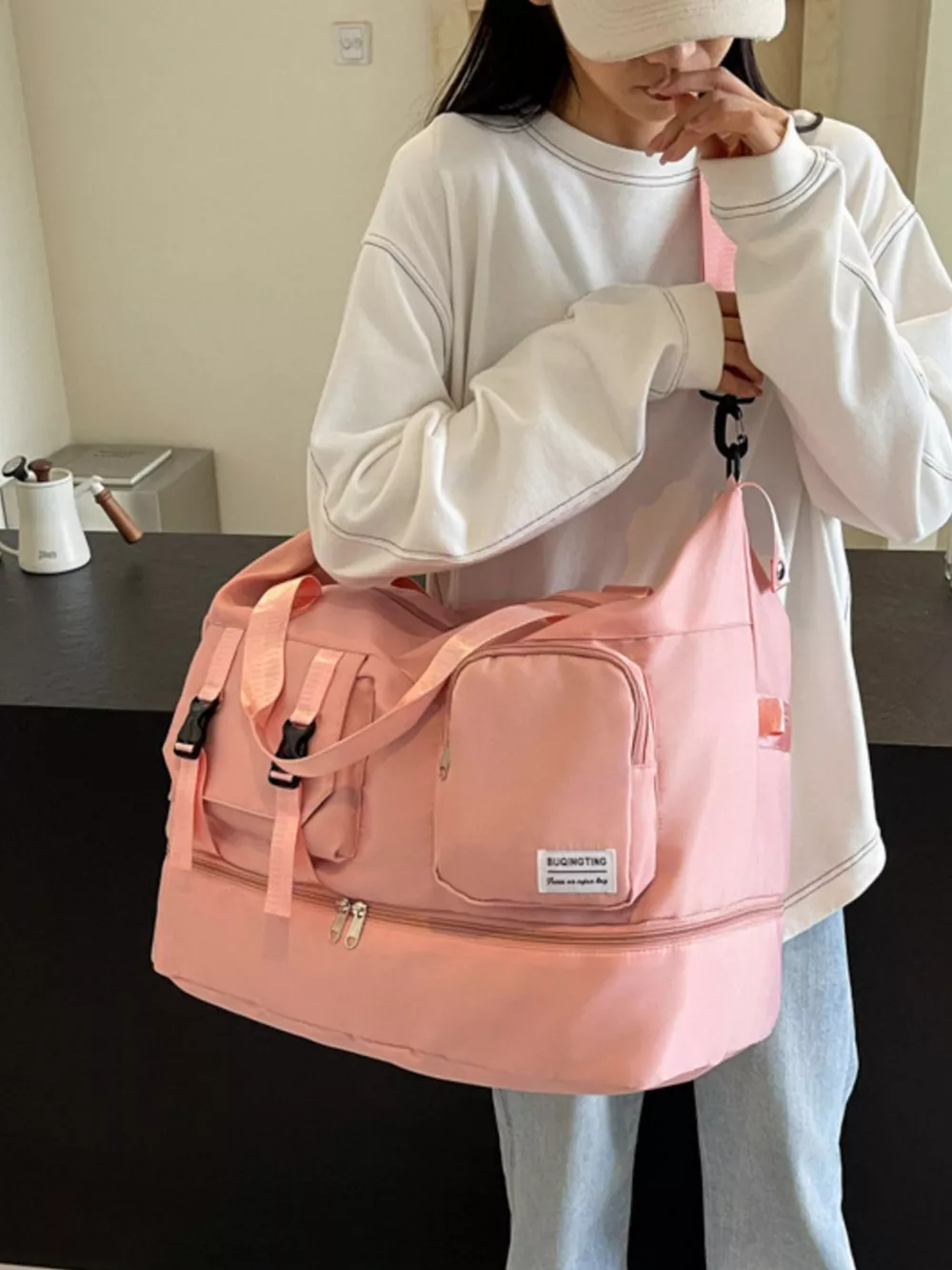 Large Capacity Multi-Pocket Travel Bag, image 7