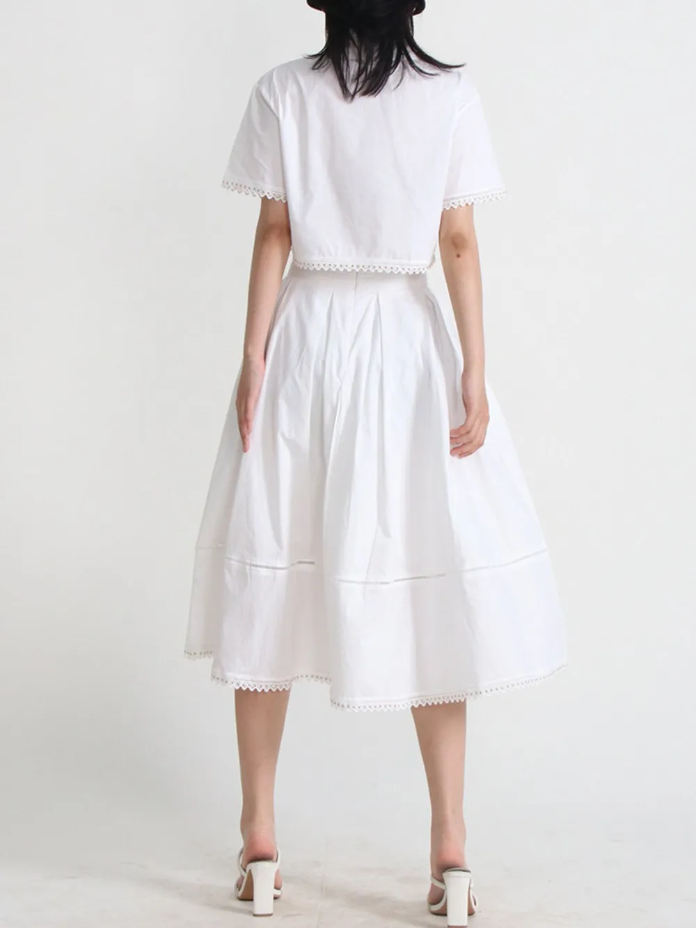 Short Sleeve Shirt and Skirt Set, image 6