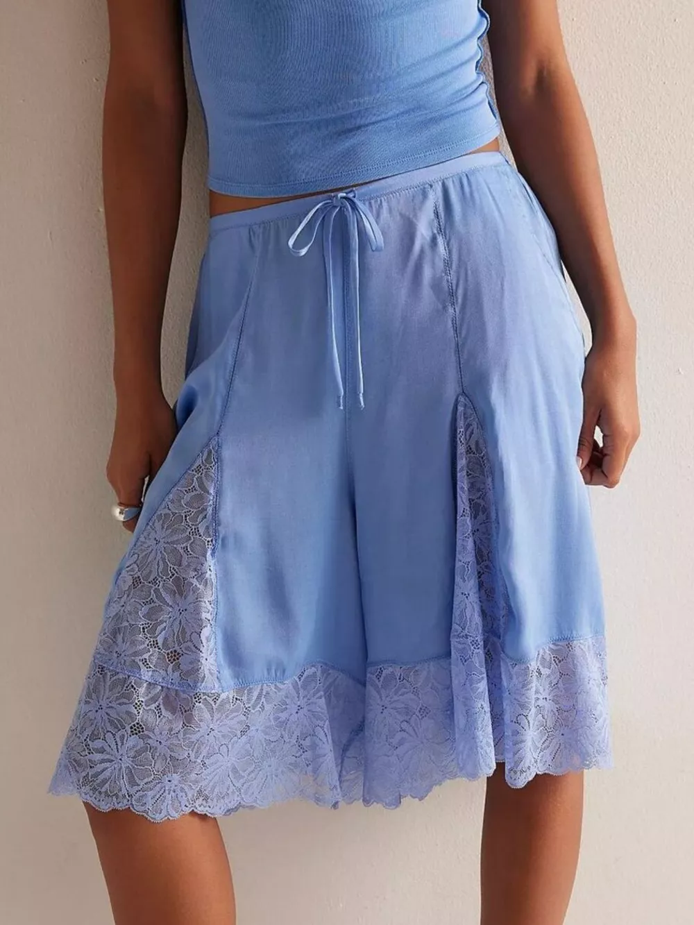 Lace Detail Shorts, image 8