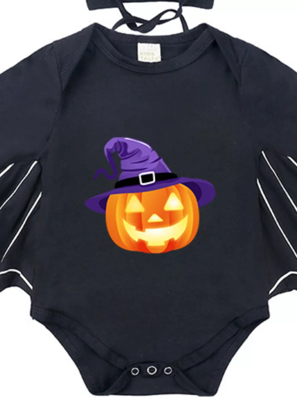 Children's Halloween Bat Bodysuit & Hat Costume Set, image 26