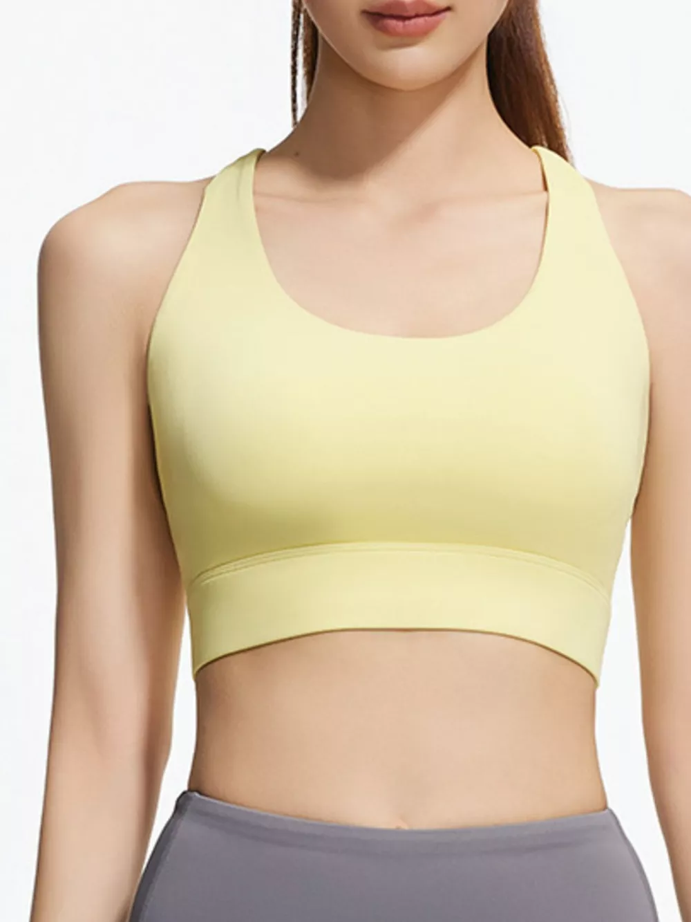 Scoop Neck Active Bra, image 3