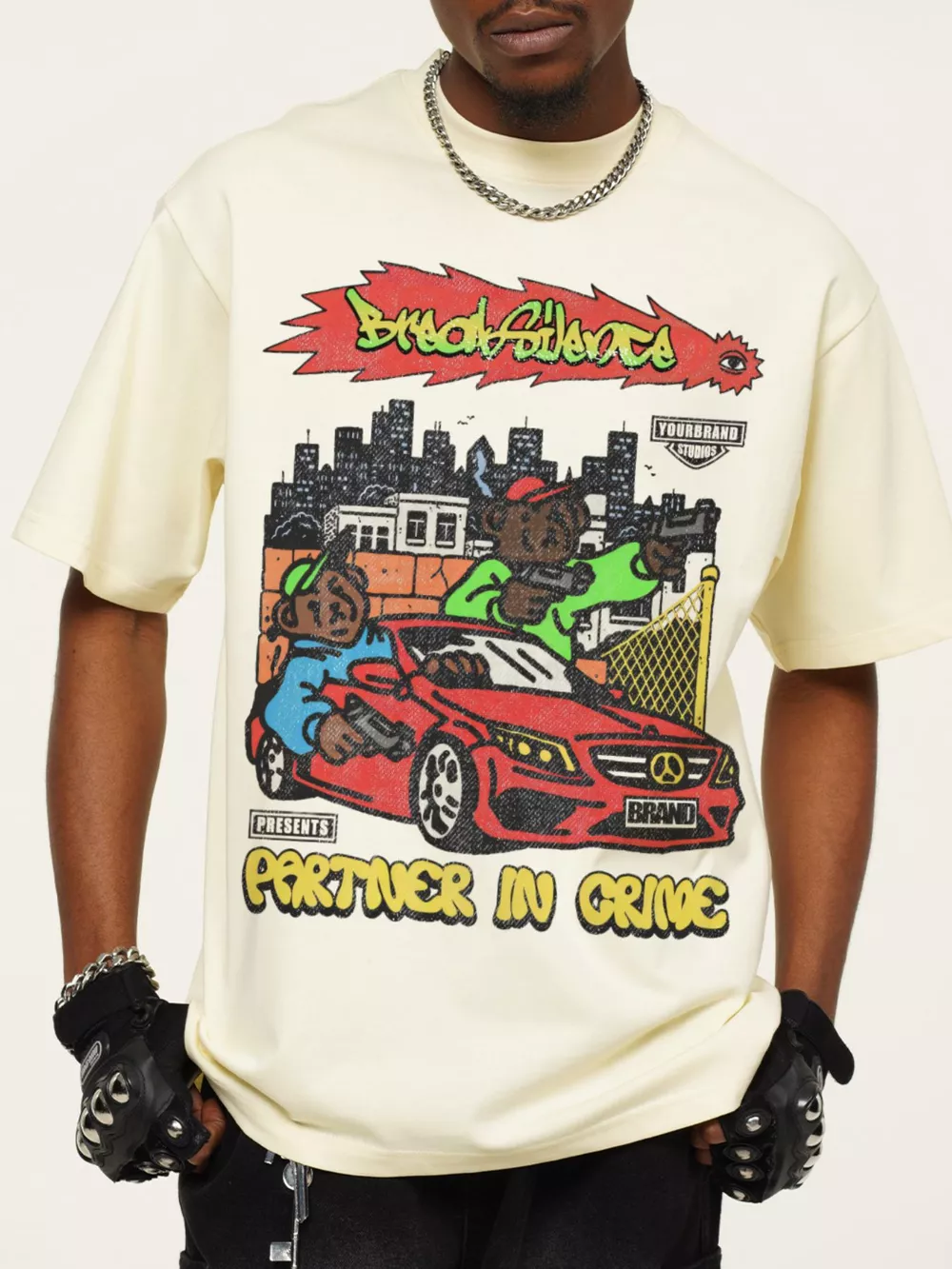 Men's Graphic Crew Neck T-Shirt, image 5