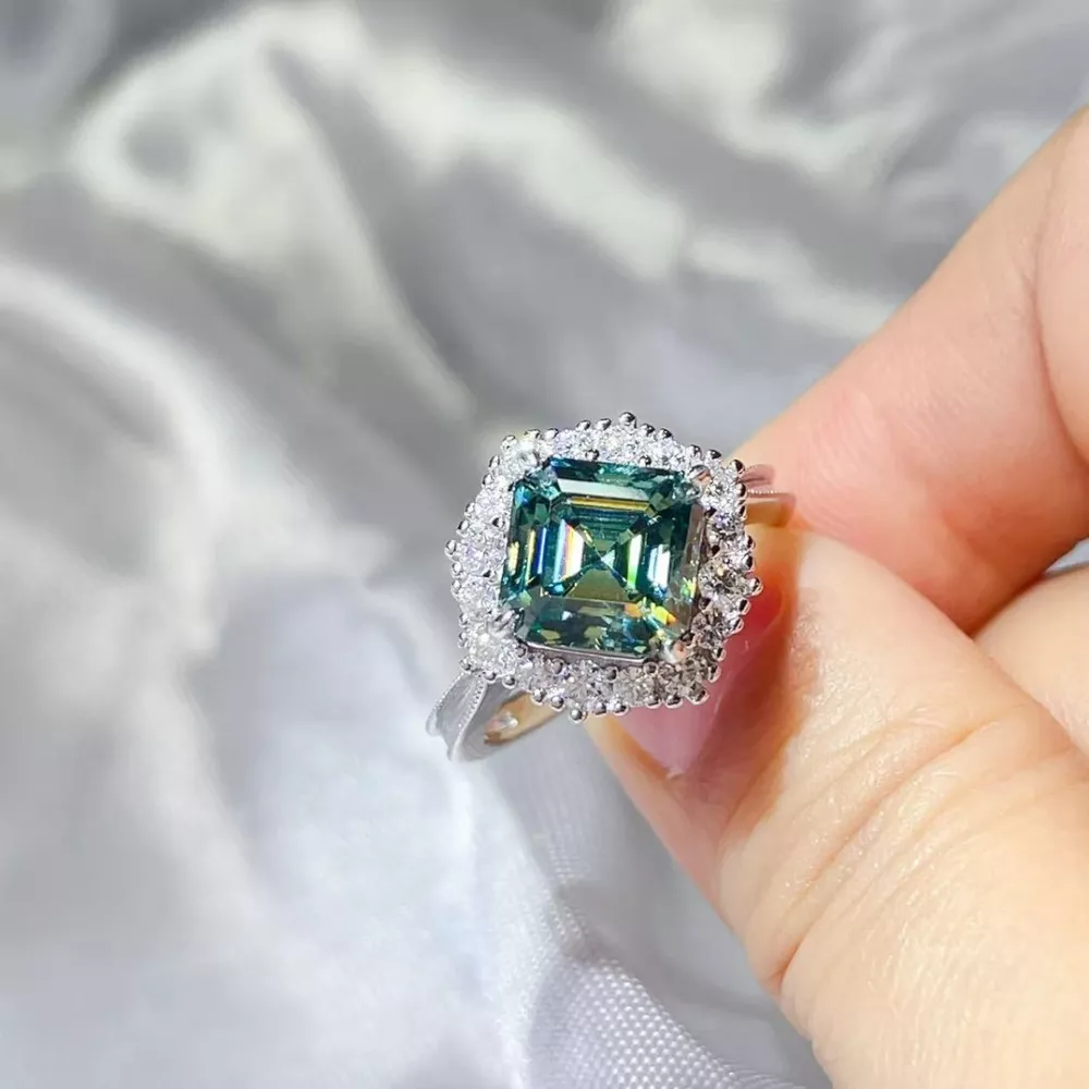 3 Carat Moissanite 925 Sterling Silver Ring, image 4
