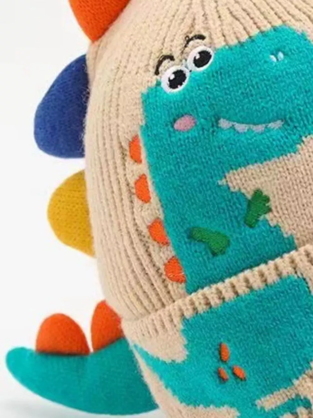 Children's Dinosaur Knitted Hat, image 5