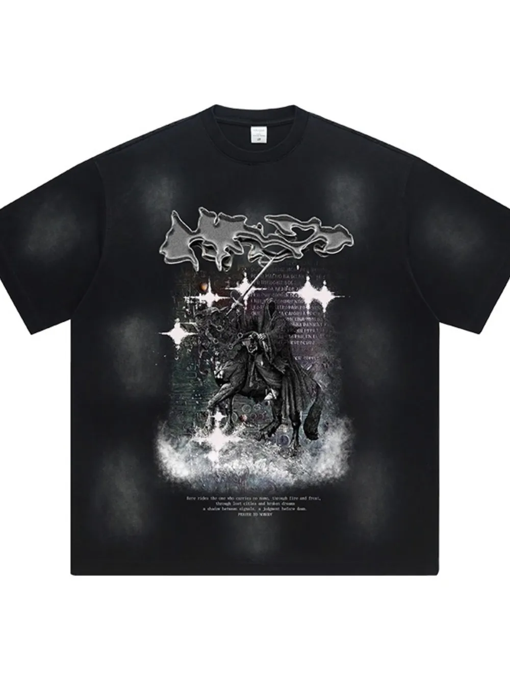 Men's Graphic Round Neck Short Sleeve T-Shirt