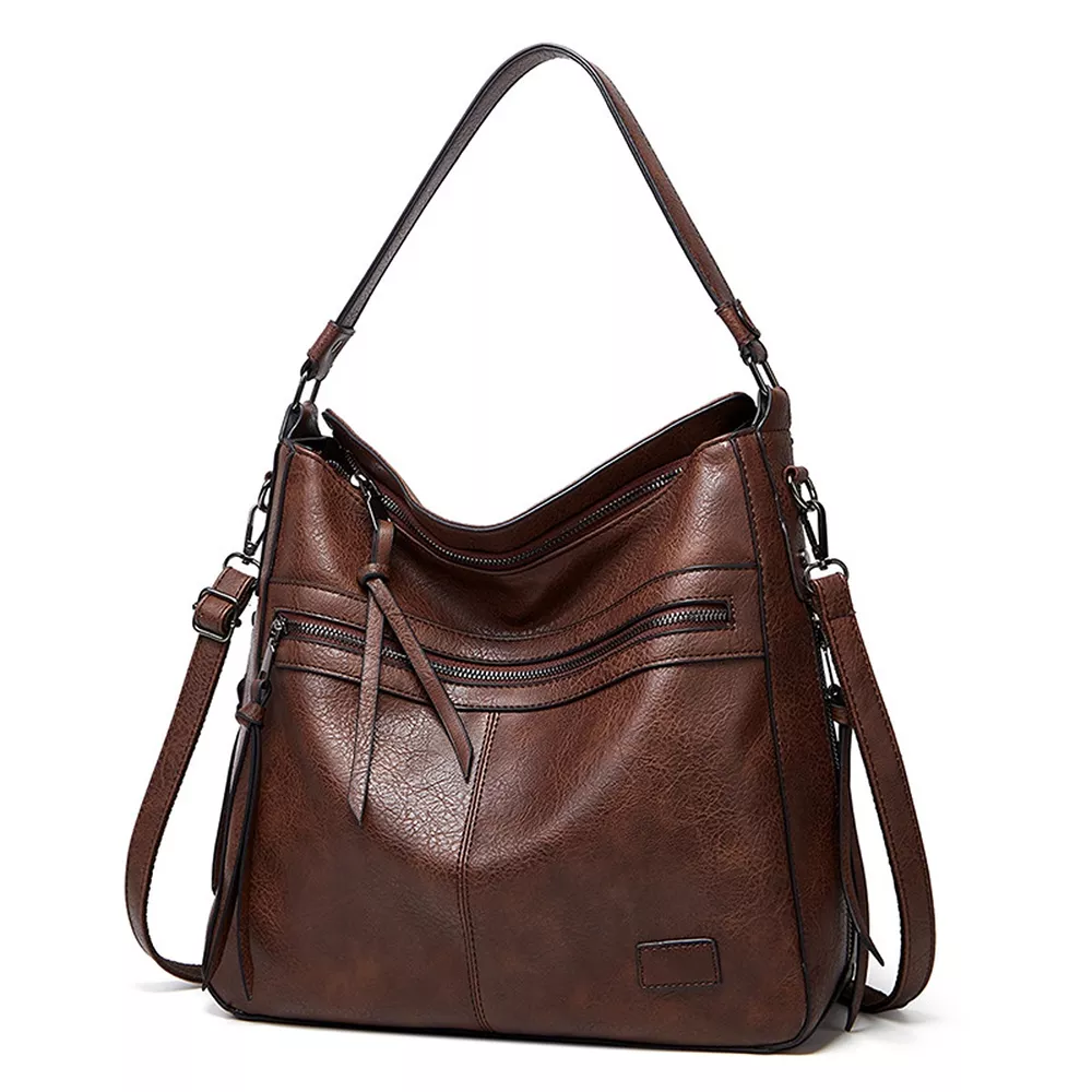PU Leather Hobo Handbag, image 7