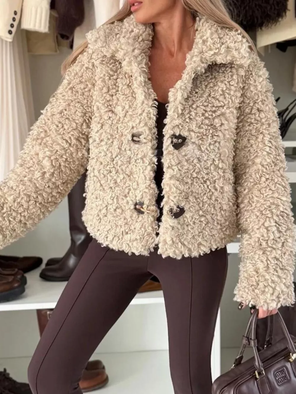 Sherpa Button-Down Outerwear, image 4