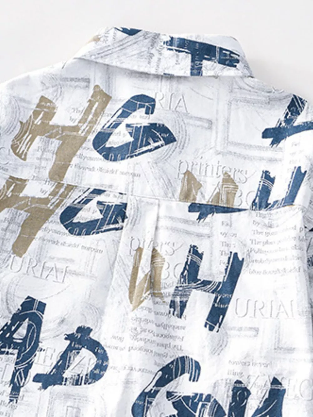 Men's Printed Short Sleeve Shirt, image 2