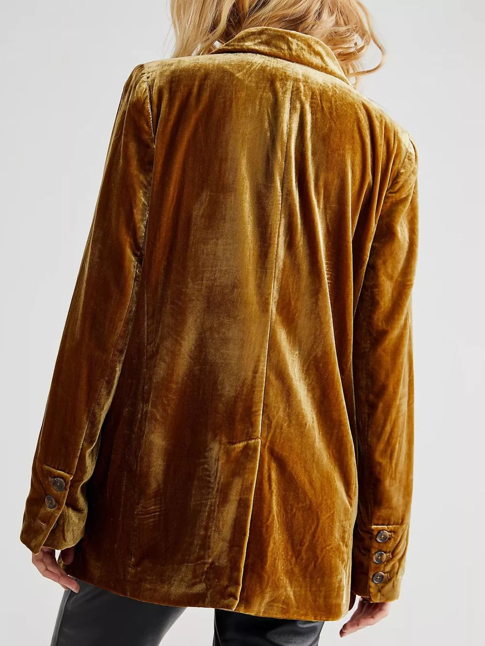 Lapel Collar Button Up Blazer, image 7