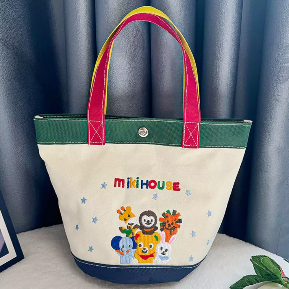 Embroidered Canvas Tote Bag, image 4