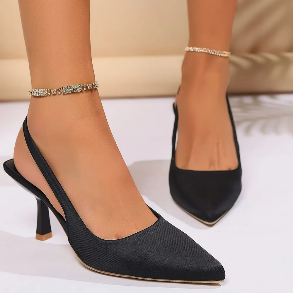 Point Toe Stiletto Pumps, image 6