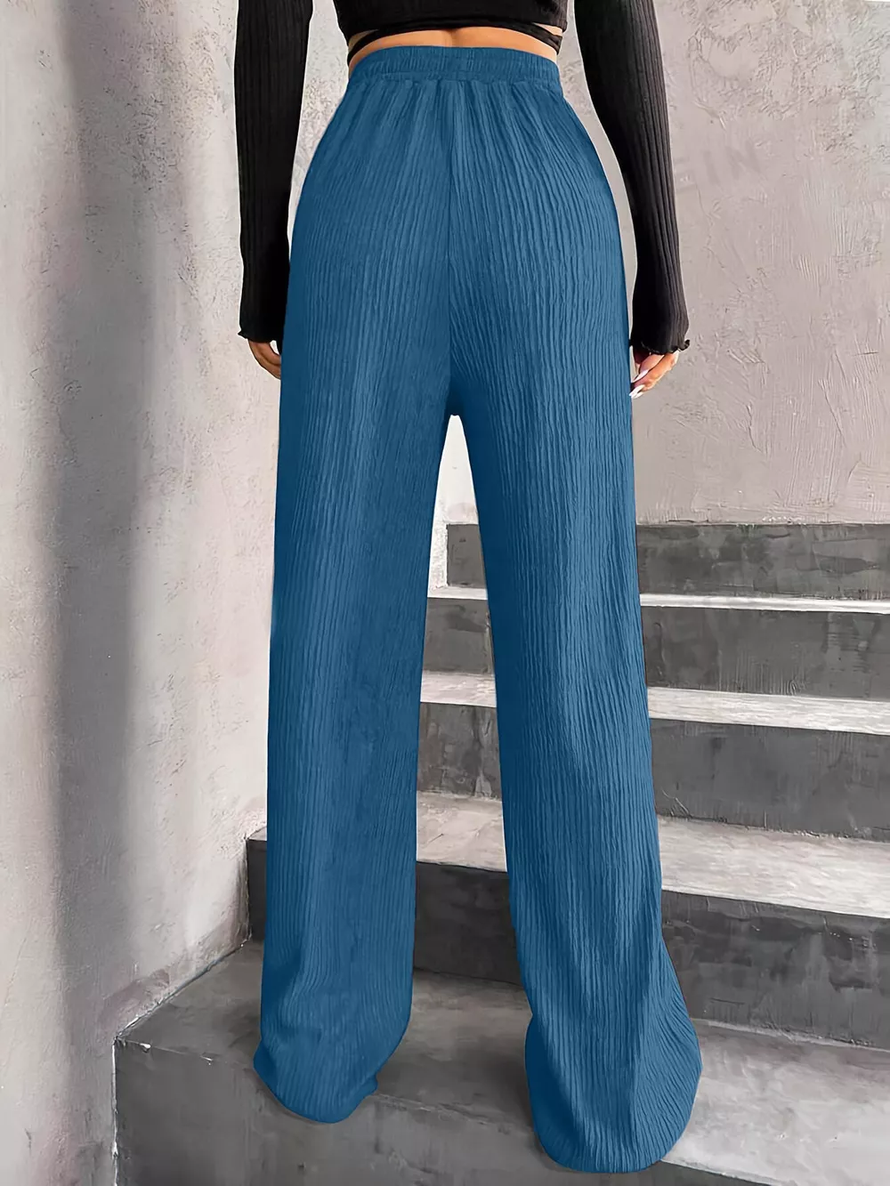 Drawstring Wide Leg Pants, image 23