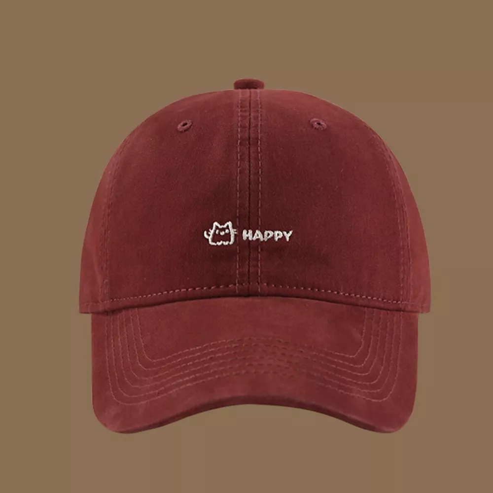 Embroidered Casual Cotton Baseball Cap, image 3