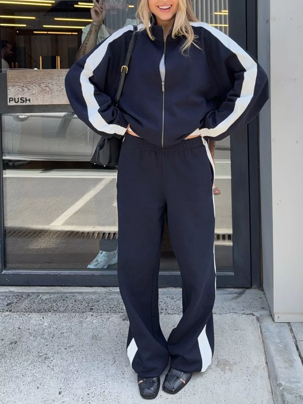 Zip Up Long Sleeve Outerwear and Pants Set, image 24