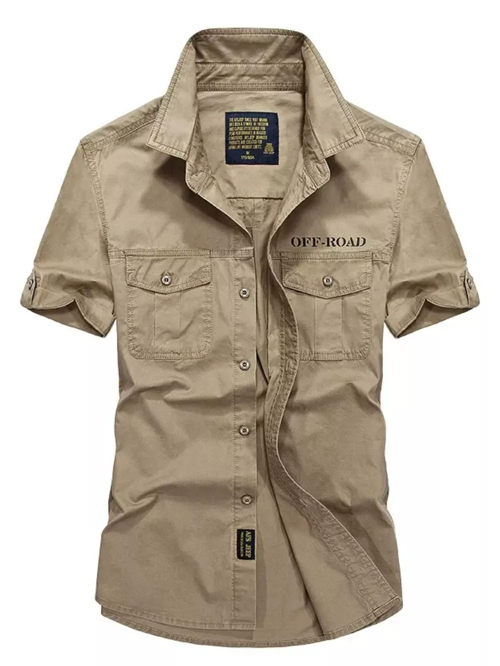 Men's Plus Size Casual Short-Sleeve Shirt, image 2