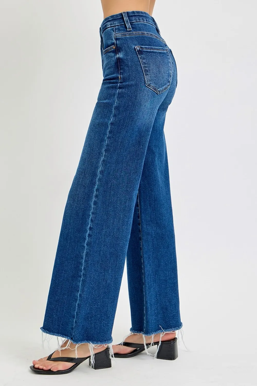 Tummy Control High Rise Wide Leg Jeans, image 3