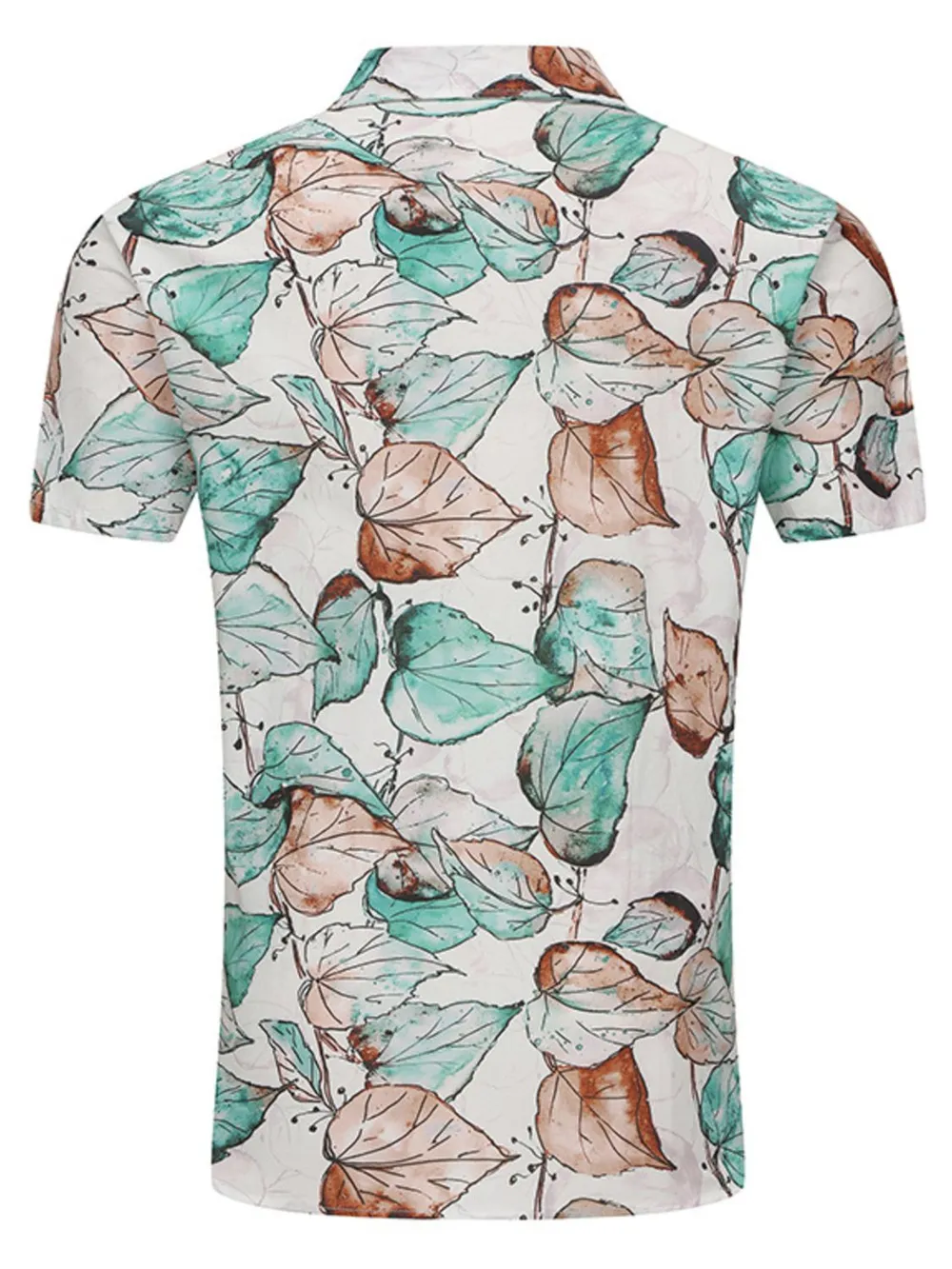 Men's Plus Size Printed Button Up Long Sleeve Shirt, image 6