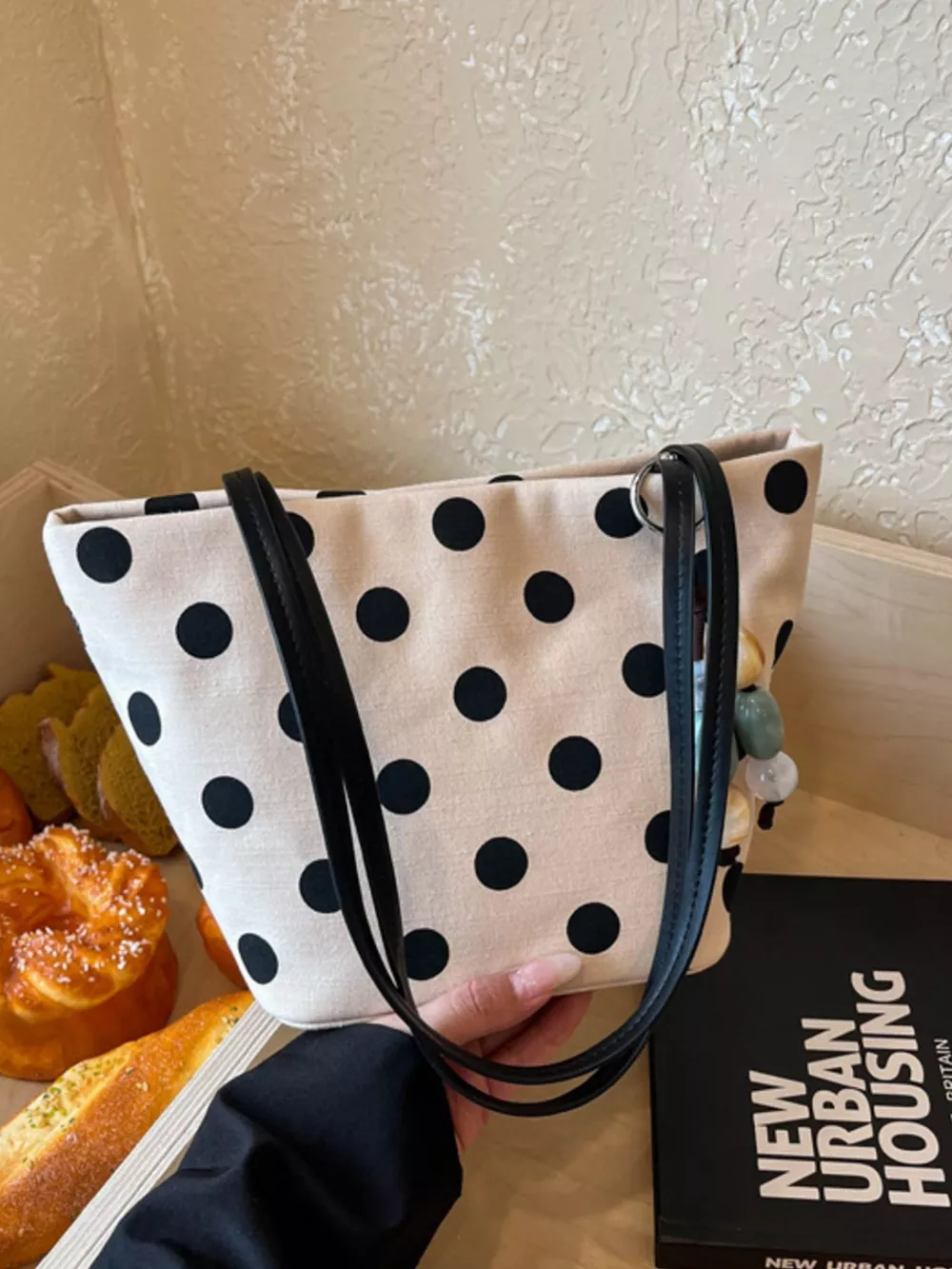 Polka Dot Shoulder Bag, image 4