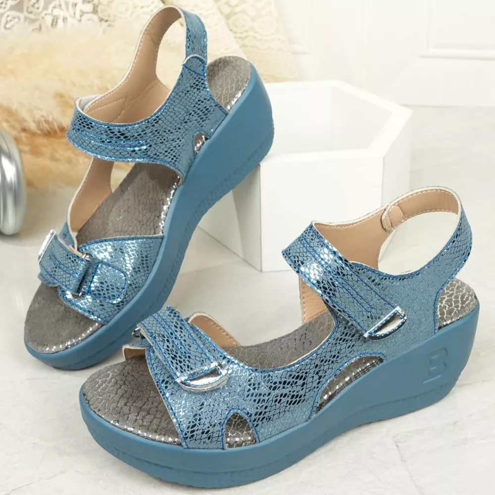 Open Toe Wedge Sandals, image 8