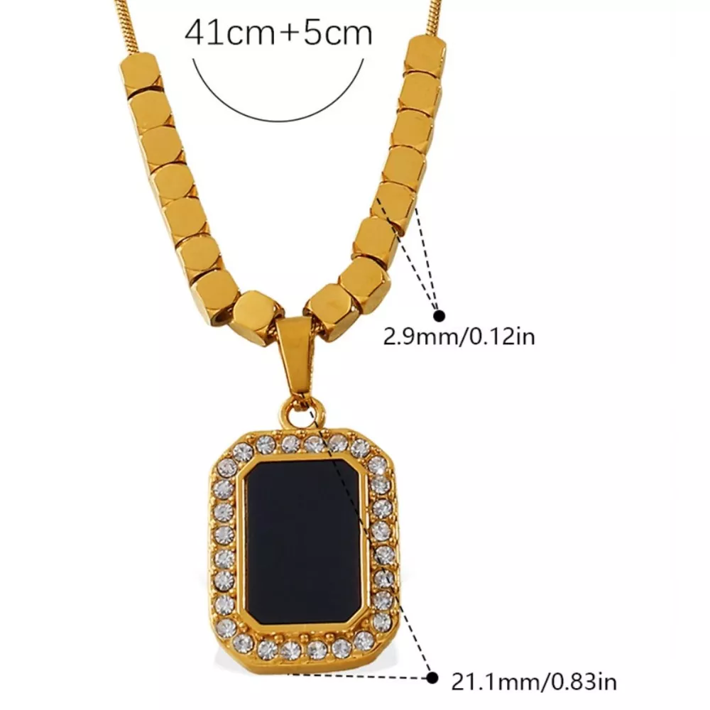 18K Gold-Plated Pendant Necklace, image 7
