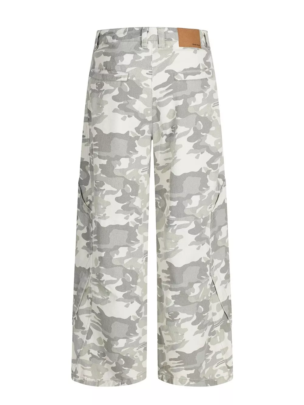 Men's Camouflage Wide-Leg Cargo Pants, image 3