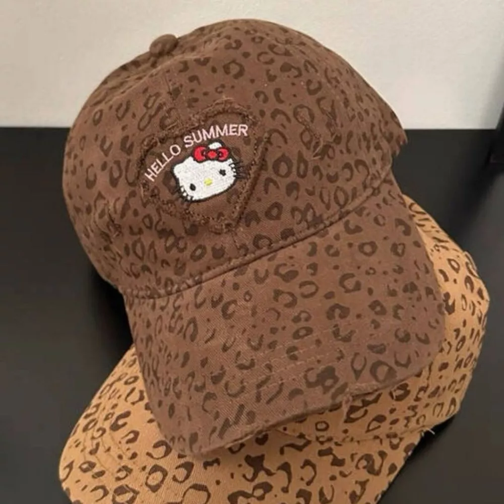 Embroidered Leopard Print Baseball Cap, image 2
