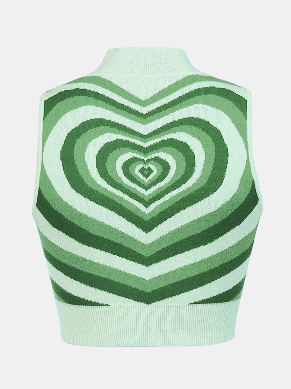 Heart Mock Neck Sweater Vest, image 13