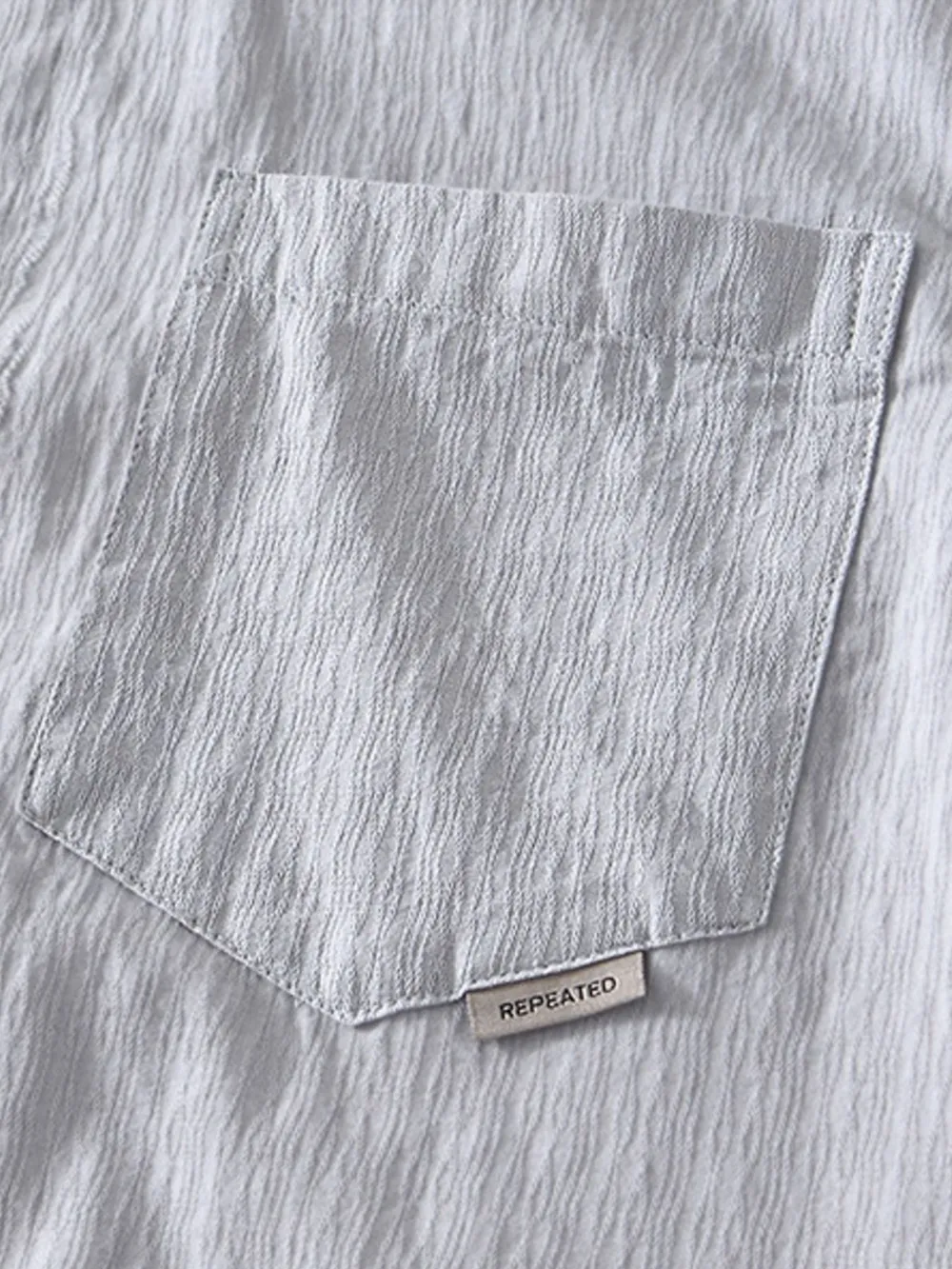 Men's Button Up Short Sleeve Shirt, image 6