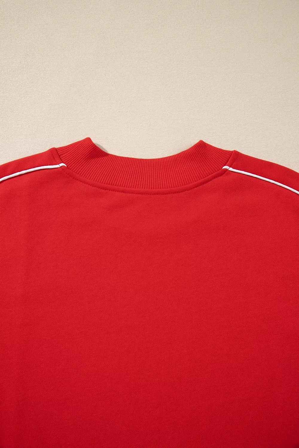 Stand Neck Long Sleeve Regular Fit Sweatshirt, image 8