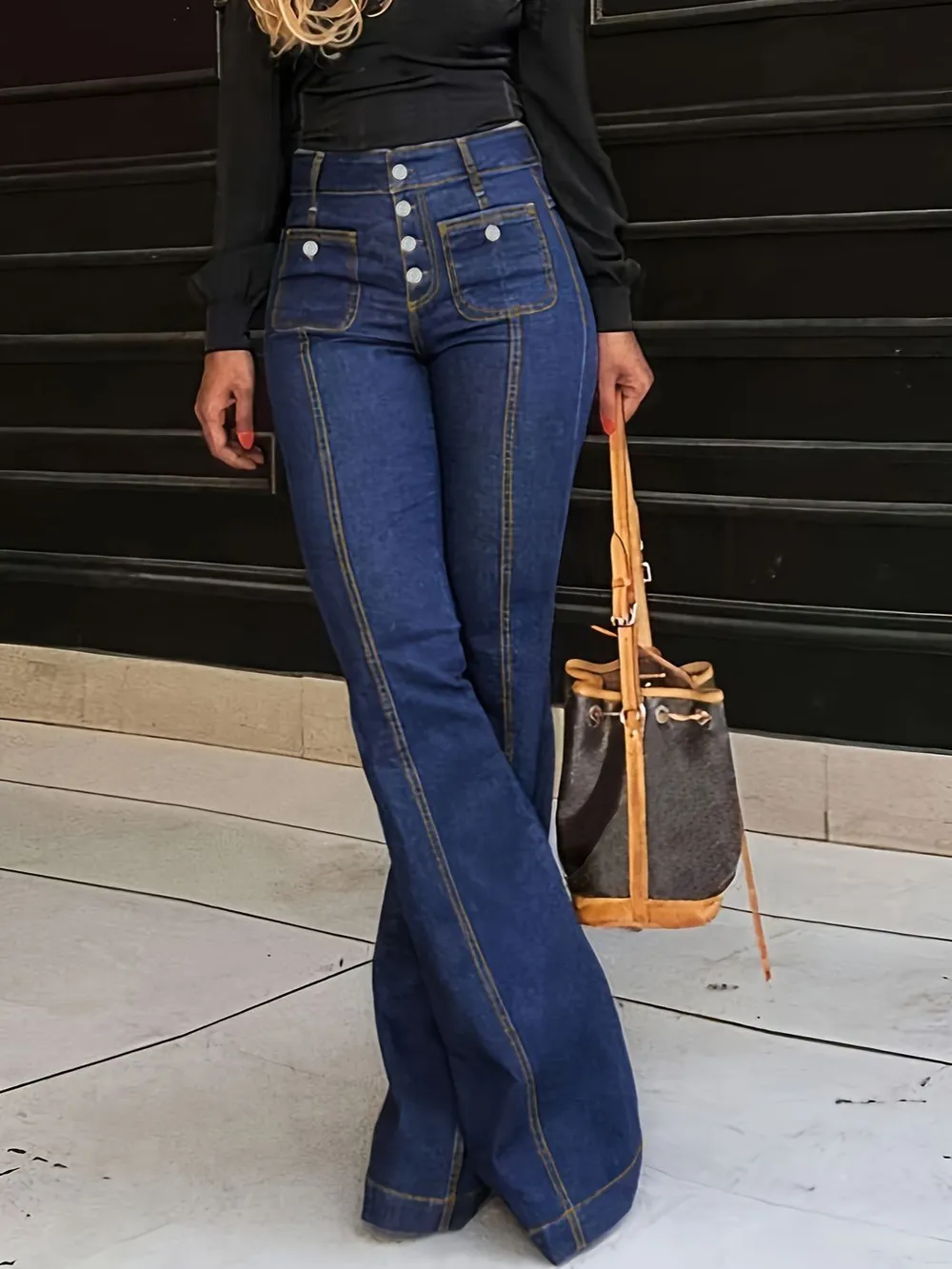 Flare Jeans with Pockets, image 8